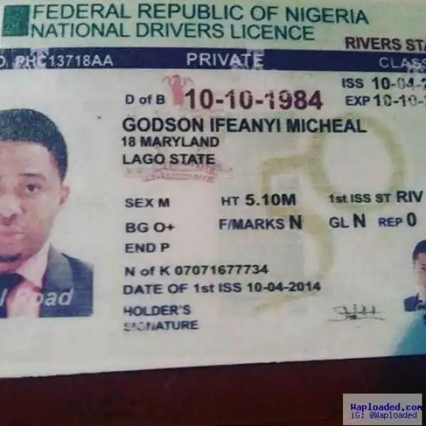 Actor Mike Godson Reveals How Criminals Made Fake Drivers Licence With His Identity To Defraud Their Victims, Warns The Public